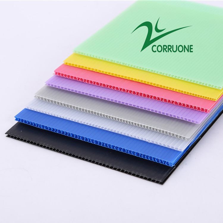 Polypropylene 3mm Corflute Sheet Protection Correx Corflute 2440 X 1220