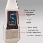 FCC Adjustable Analytical 200kg Balance Height Weight BMI Machine