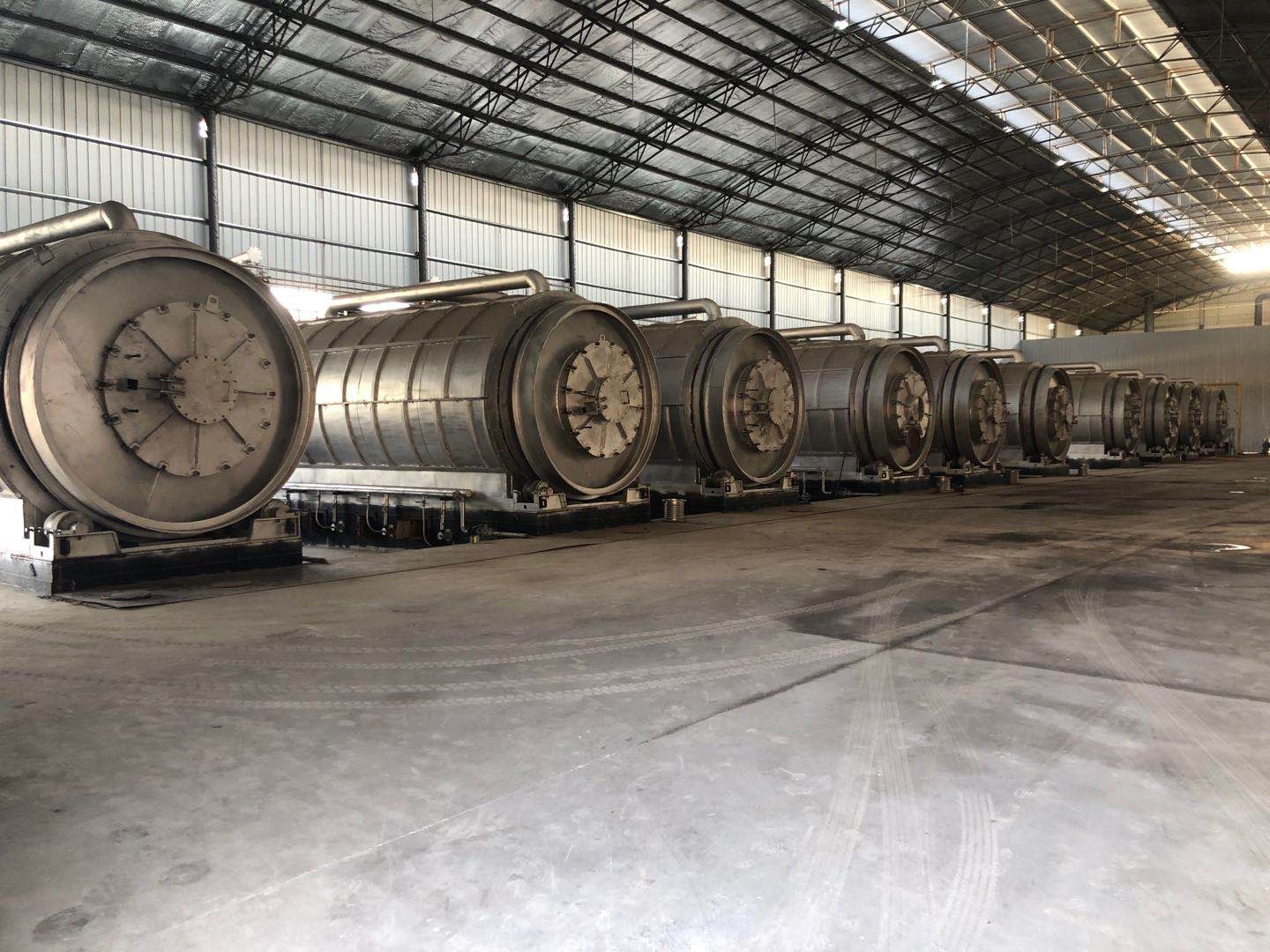 Eco-Friendly Waste Processing 2021 Direct Heating Pyrolysis Plant for Waste Tires