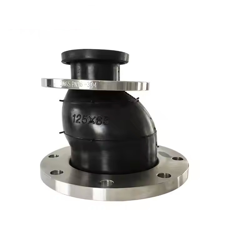 Food Grade Flange Connection Single Bellow Rubber Expansion Joint DN150 DIN PN10 SS316