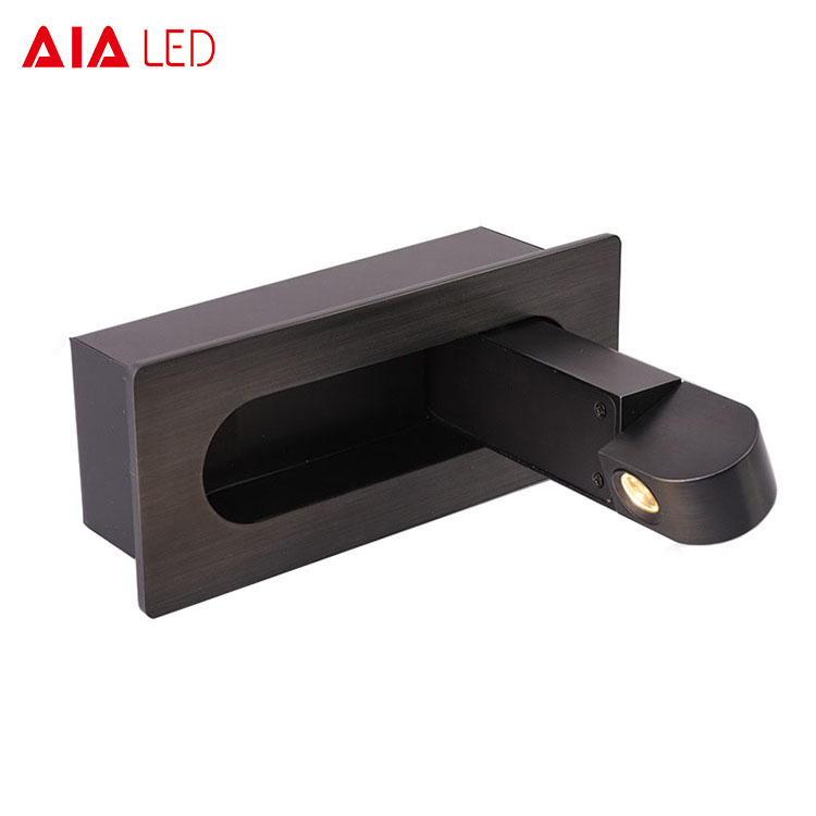 Adjustable modern led headboard wall light/hotel led reading light/led bed bedside wall light