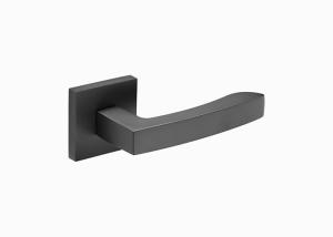 China Luxury Brass Door Lock Set Modern Minimalist Door Handle 85mm 72mm Hole Distance wholesale
