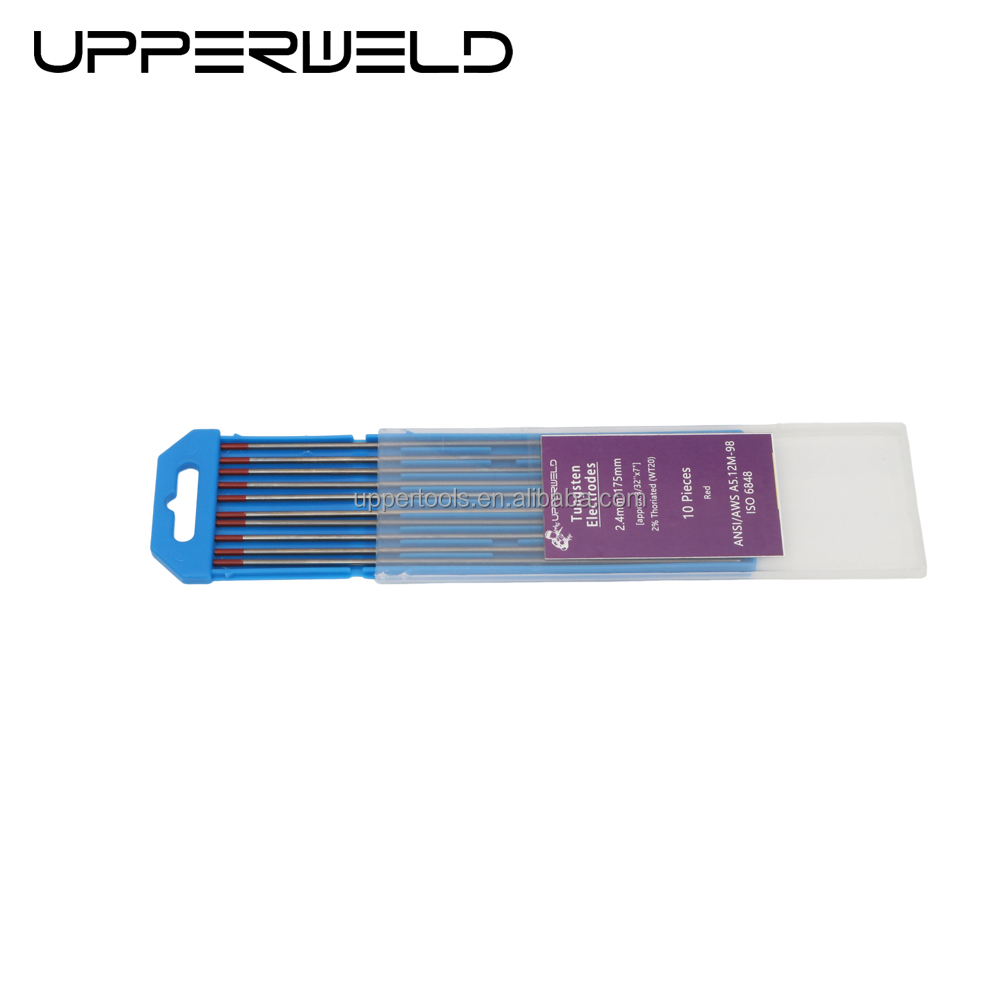 Welding Tungsten Electrodes UPPERWELD WT20 Tungsten Rods for TIG Welding Torch