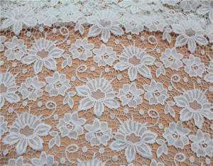 China Garment Accessories Chemical Lace Fabric Water Soluble Embroidery lace fabric in Different Color wholesale