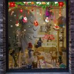 Custom Printing Christmas Holiday Wall Stickers Pegatina Para Decoracion De