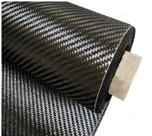 China Black 3K 240g Carbon Fiber Fabric Twill Weave Light Weight For Car Decoration wholesale