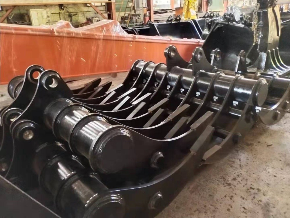 Q460 Excavator Brush Rake Attachments For Farm Job