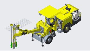 China ISO9001 Hydraulic Rock Bolting Rig Underground Mining Machine wholesale