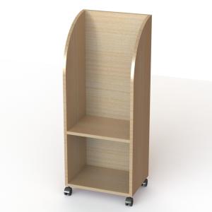 China KD Construction MDF Literature Display Stand Wooden Maple wholesale