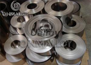 China Ni35Cr20 Nichrome Alloy Annealled 0.1mmx55mm , Coiled Heating Nichrome Ribbon wholesale