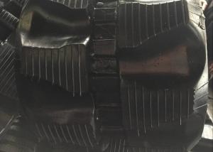 China Black Excavator Rubber Tracks 147.06kg For Komatsu Pc30 / Airmann Ax30 wholesale