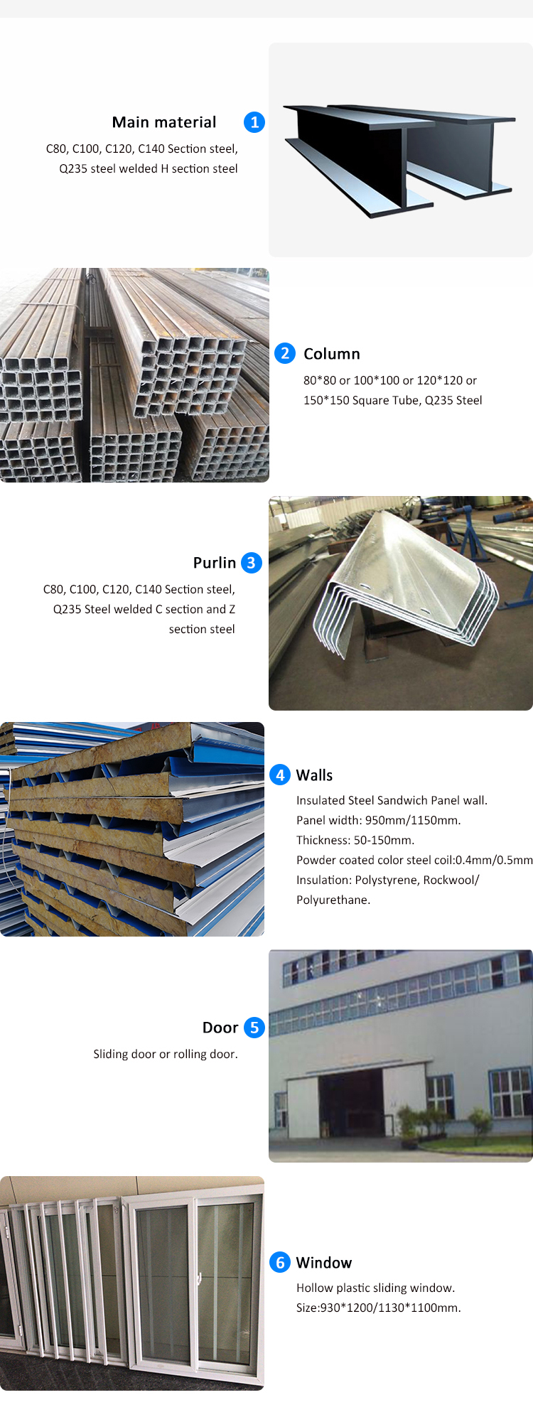 Zontop Easy Install Steel China Steel Structure Workshop Warehouse Hangar House Structure Prefabricated Buildings