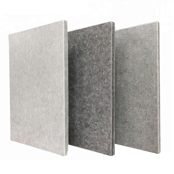 Scratch Resistant Fiber Cement Board with Thickness Woodgrain Melamine Particle