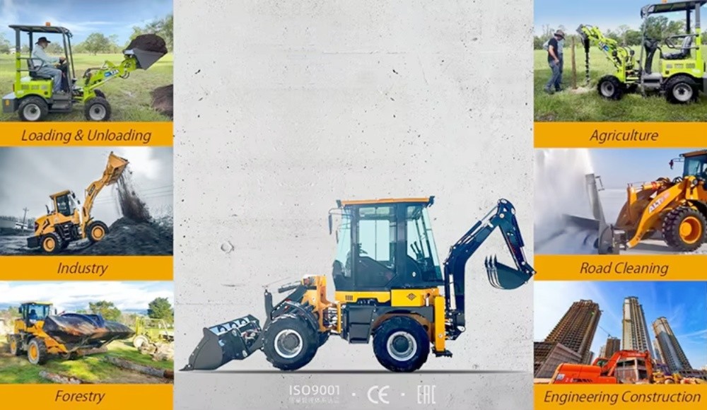 4X4 Loader Machine Backhoe China Trade With Backhoe Wheel Loader