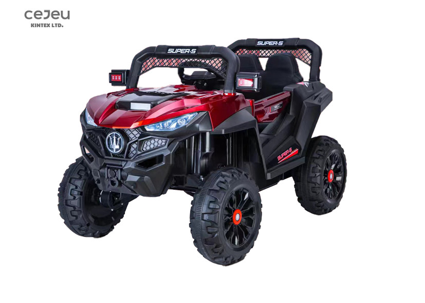 Electric Two Seater Ride On Truck With 4 Big Shock Absorbing Tires