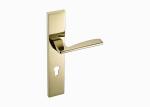 OEM Brass Lever Door Handles Light Luxury Interior Door Lock 134mm 63mm