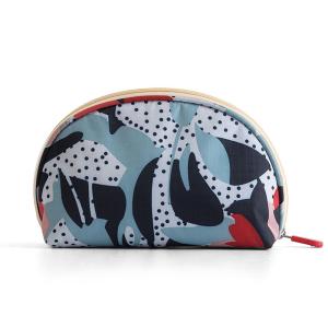 China Shell Shape Polyester Cosmetic Bag With Zipper wholesale