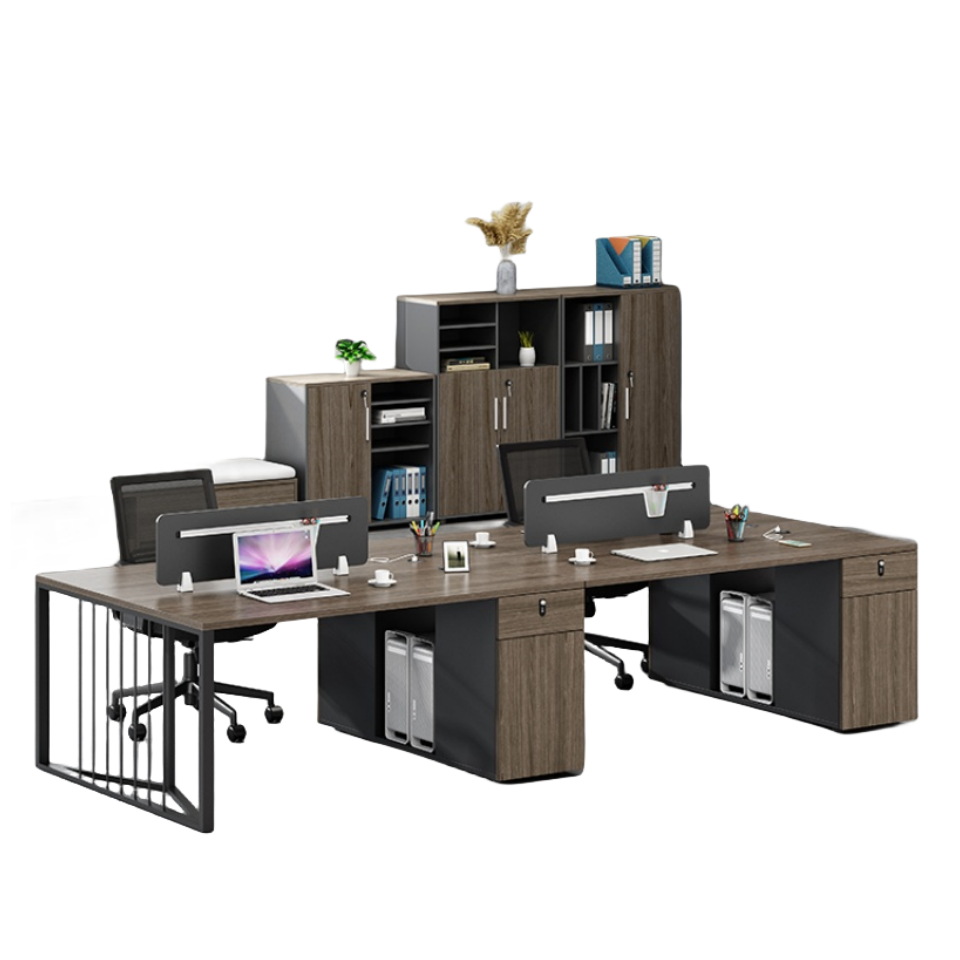 Mail Packing N Single/Double Office Desk and Chair Combination for Modern Workspaces