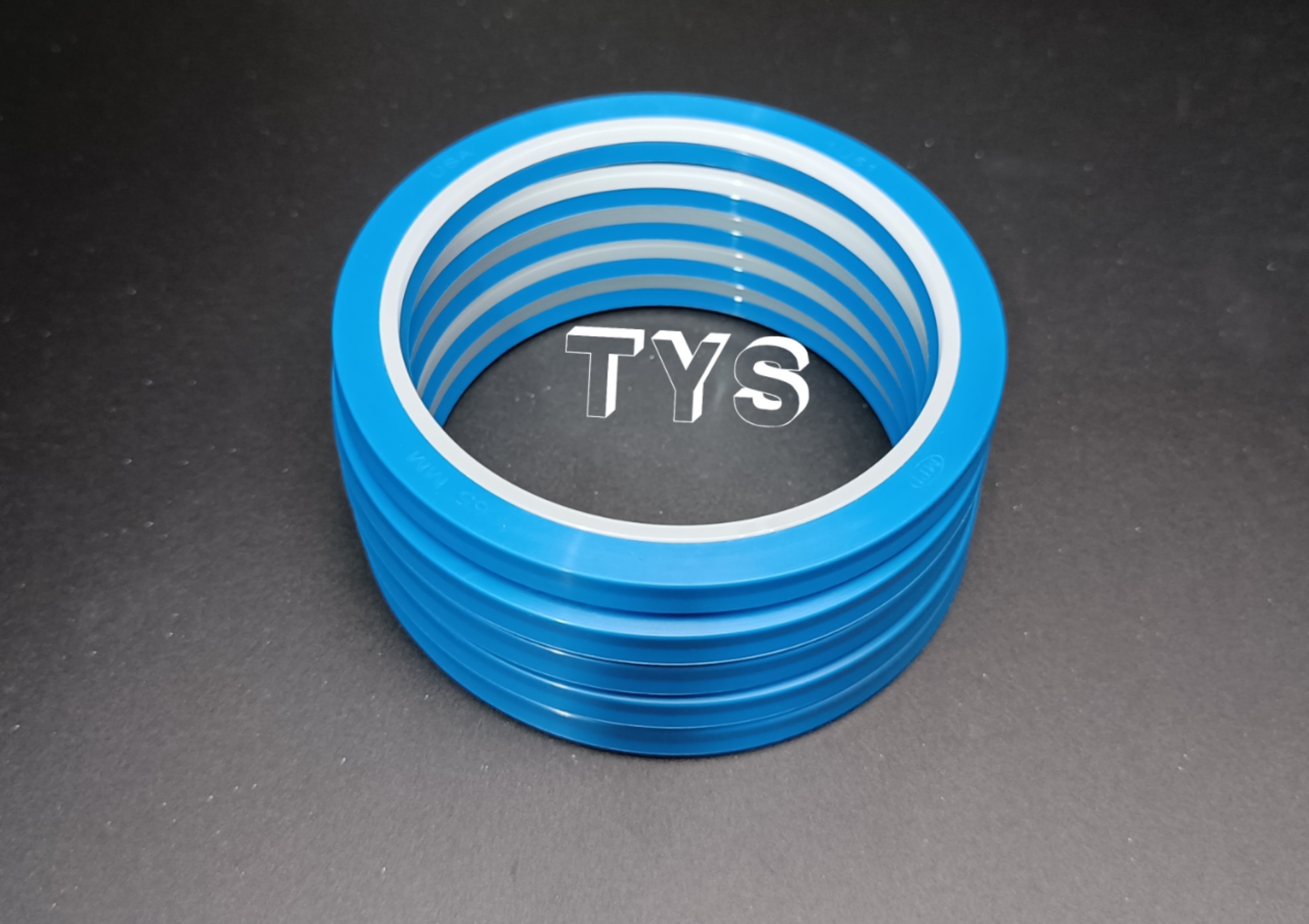 HBY-65 65x80.5x6.3 size blue&white Color Type HBY Hydraulic Cylinder Seal Kit Buffer Ring for Excavator Repair Seal Kit
