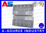 White / Blue / transparent Plastic Blister Packaging For Glass Vials Packing