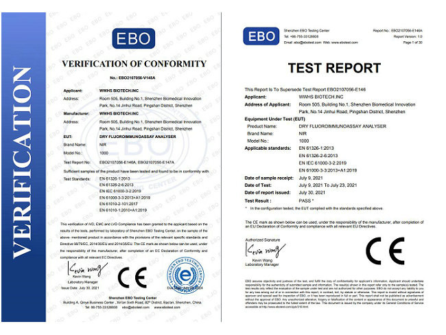 CYFRA21-1 Colloidal Gold POCT FIA Rapid Test Kit CE Approved IVD Assay