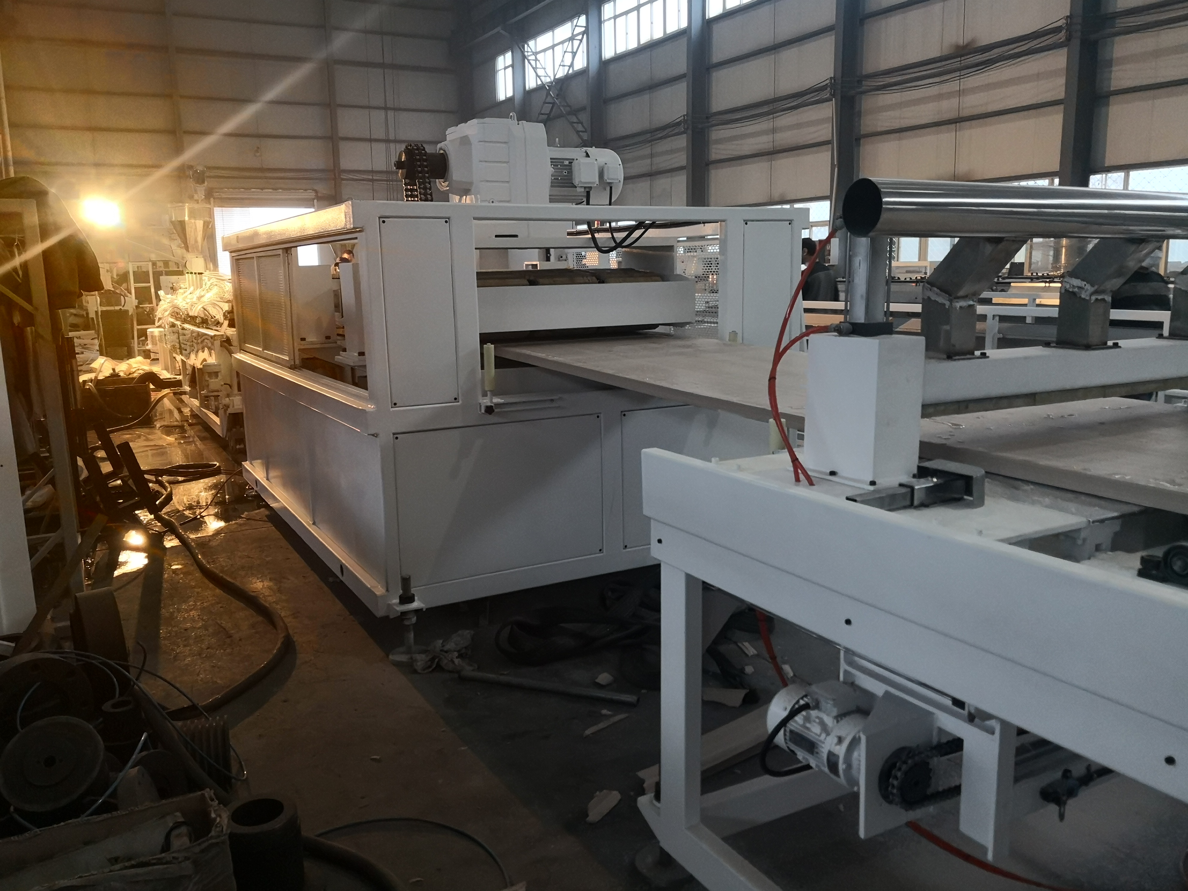 WPC Door Production Line/ PVC Wood and Plastic Composite Door Panel Production Making Machine /WPC Door Extrusion Line Supplier