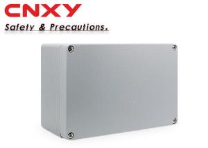 China Safety Watertight Aluminum Junction Box Logo Printing With Metal Screw wholesale