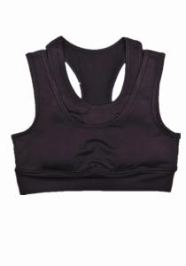 China CPG Global 2017 Spring Summer Women's Raceback Stretched Breathable Black Sport Bra Yoga Workout Fitness Top W133 wholesale