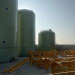 Vertical Alkali Resistant FRP Water Tank For Water Purification