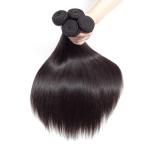 Straight 360 Lace Frontal With Bundles / 100% Unprocessed Brazilian Human Hair