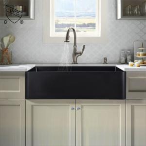 China 32 Inch 33 Inch Porcelain Farmhouse Kitchen Sink 33 X 22 Apron Front wholesale