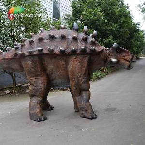China Cloth Animatronic Dinosaur Ankylosaurus Halloween Costume Actor Control Movement wholesale