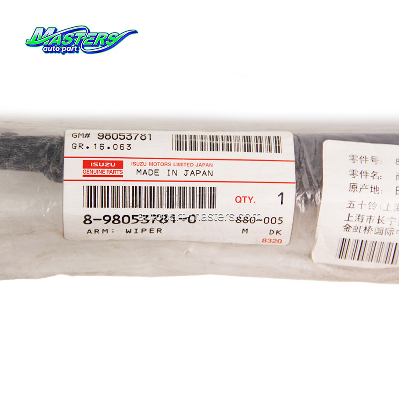 Masters 8-98053781-0 Wiper Arm 8980537810 For ISUZU NPR75 NLR85 NMR85 700P