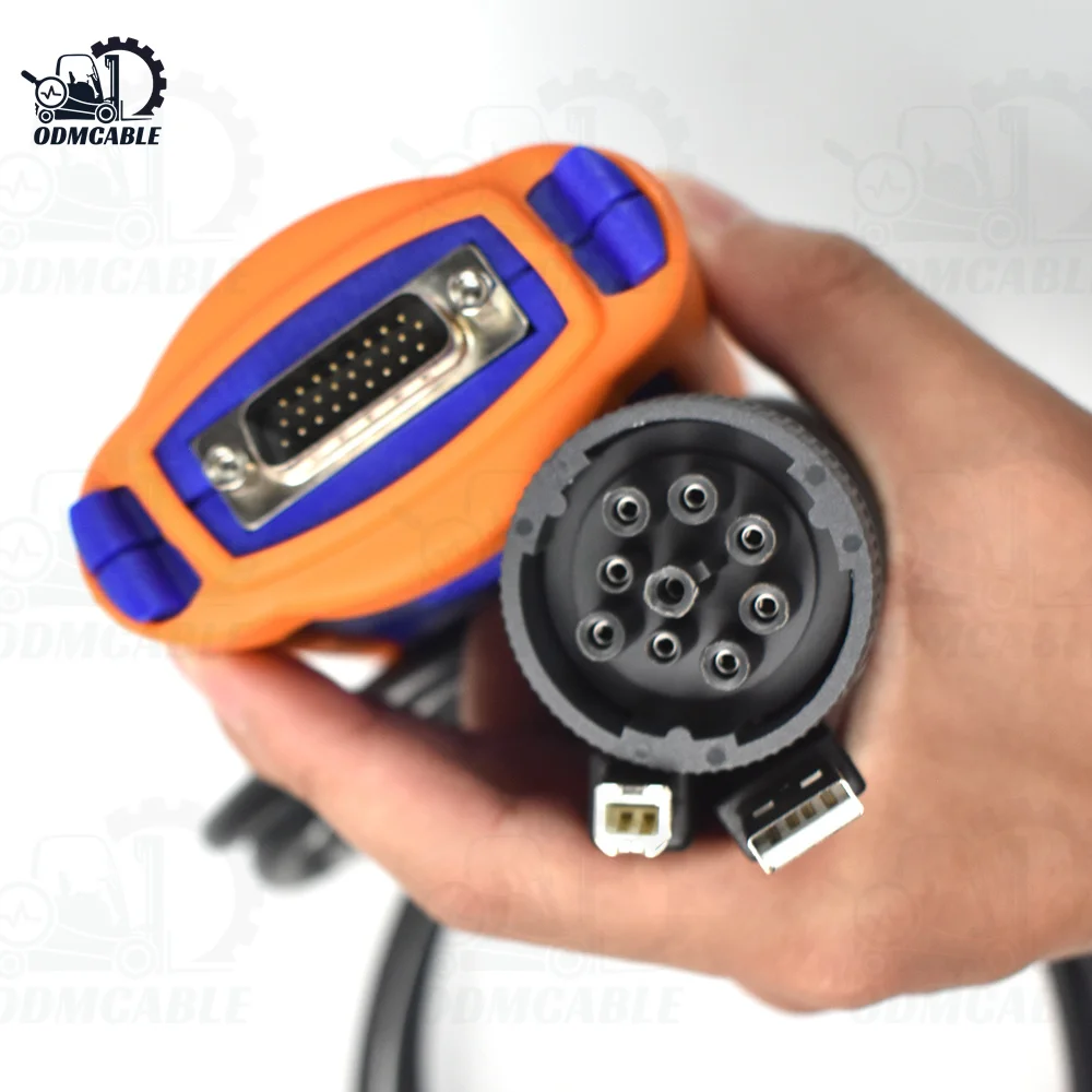 Excavator cable SA1002 Interface Cable for JDLink EDL V2 V3 Data link interface Edl v2 with diagnostic kit
