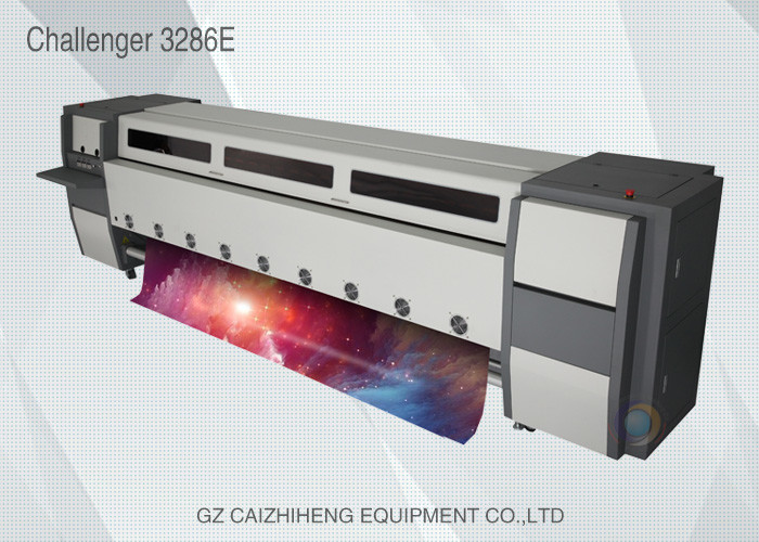 Digital Industrial Inkjet Flex Banner Printer Seiko 508GS Head Challengr 3286E