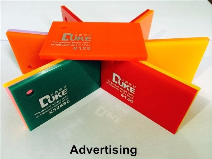 5mm Colored Acrylic PMMA Mirror Sheet Light Transmission 92%
