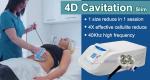 4D Cavitation Rf Vacuum Machine Body Sculpting Cellulite Reduction Skin