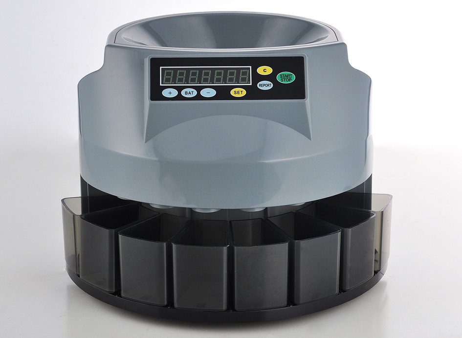 LCD Displayed Coin Sorter Popular Euro Coin Sorter with Fashionable panel with factory price, for most coins