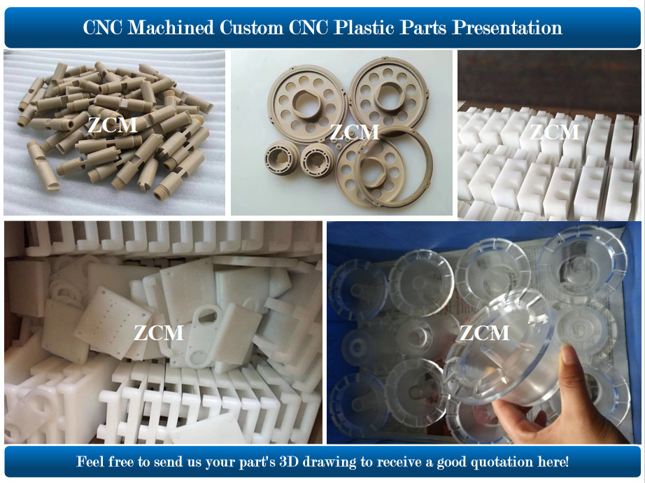 ZCM 3D Drawing ±.0.05mm CNC Plastic Machining