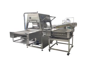 China Muesli Bar Chocolate Coating Machine With Industrial Level Cooling Tunnel wholesale