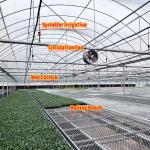Thermostat Waterproof Plant Growing Hydroponics System Tunnel Large Greenhouses