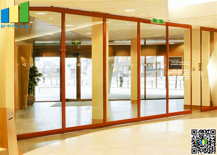 Folding Interior Demountable Glass Door Partition
