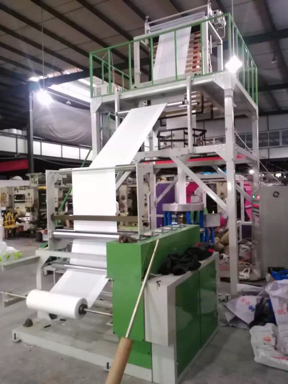 Mini Plastic HDPE Monolayer Extruder Machine Single Screw