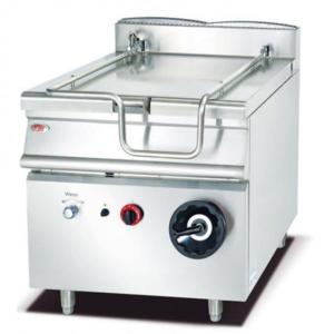 China 80 Liters Gas Tilting Braising Pan Pulse Ignition wholesale