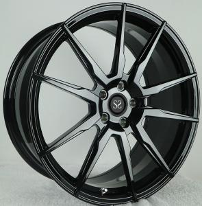 China Gloss Black Customized 20 Staggered Car Alloy Rims For Ferrari 458 wholesale