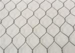 Animal Protection Stainless Steel Rope Mesh / Knotted Wire Net Mesh
