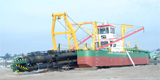Split Design Submersible Dredge , Portable Dredge Easy Transport 45kw Emergency Generator