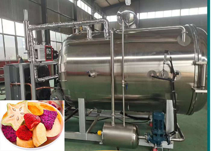 304 Stainless Steel Vacuum Freeze Dry Fruit Machine 100KG