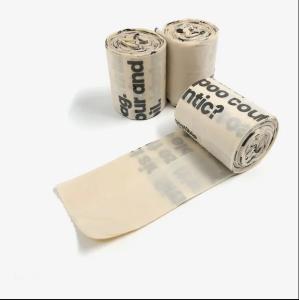 China Rubbish Compostable Plastic Trash Bags 13 Gallon Green White Plastic wholesale
