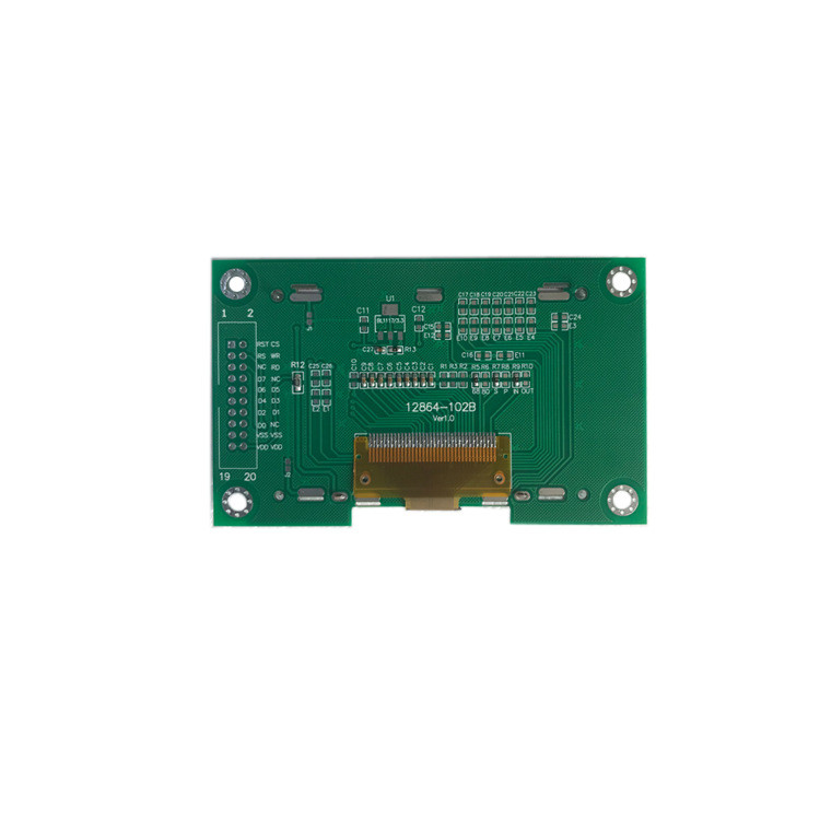 3 Inch Dot Matrix Lcd Module STN/FSTN, 128X64 DOTS, Driving IC ST7565P, 4 Wire SPI Interface
